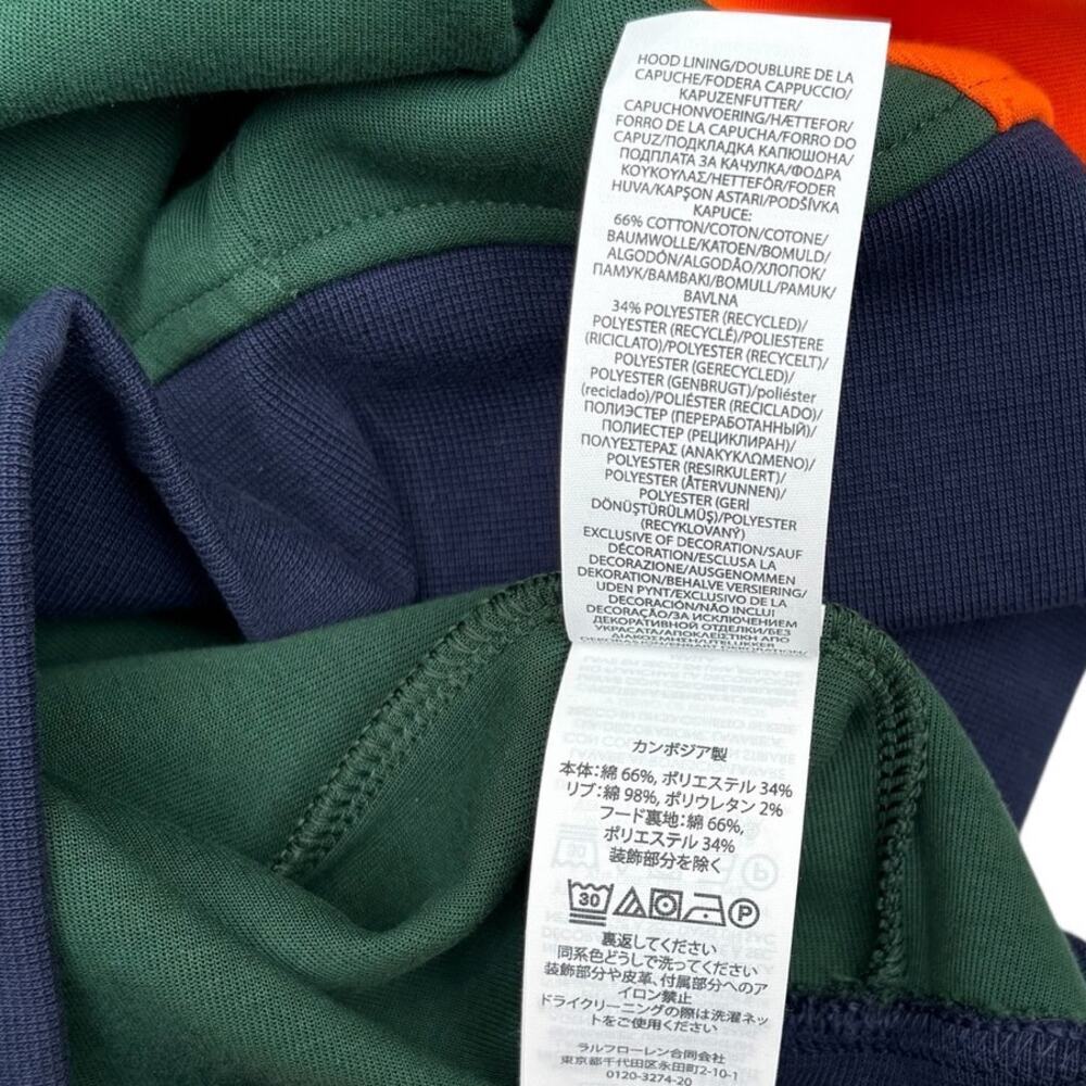 Polo Ralph Lauren Men's Logo Color-Blocked Double-Knit Hoodie Size M - Picture 10 of 13